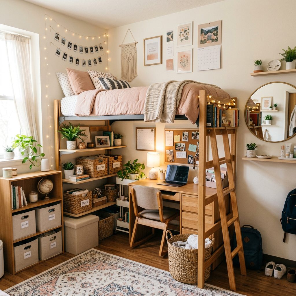 Functional Storage + Cute Decor Room