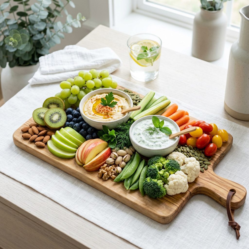 Spa Night Healthy Board Idea