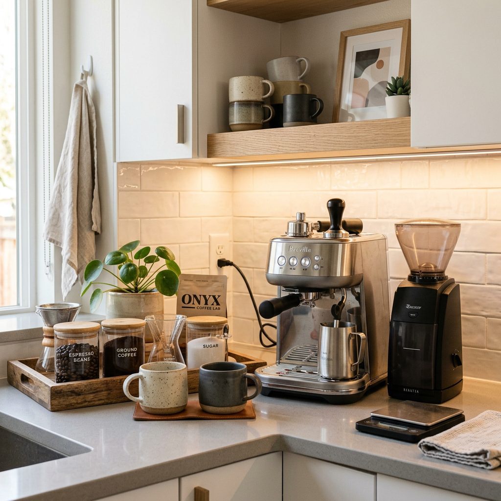Kitchen Counter Coffee Corner