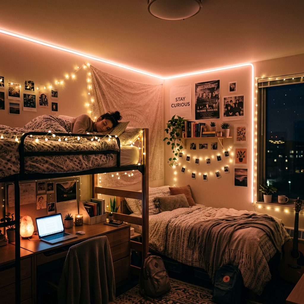 LED & Fairy Light Glow Room