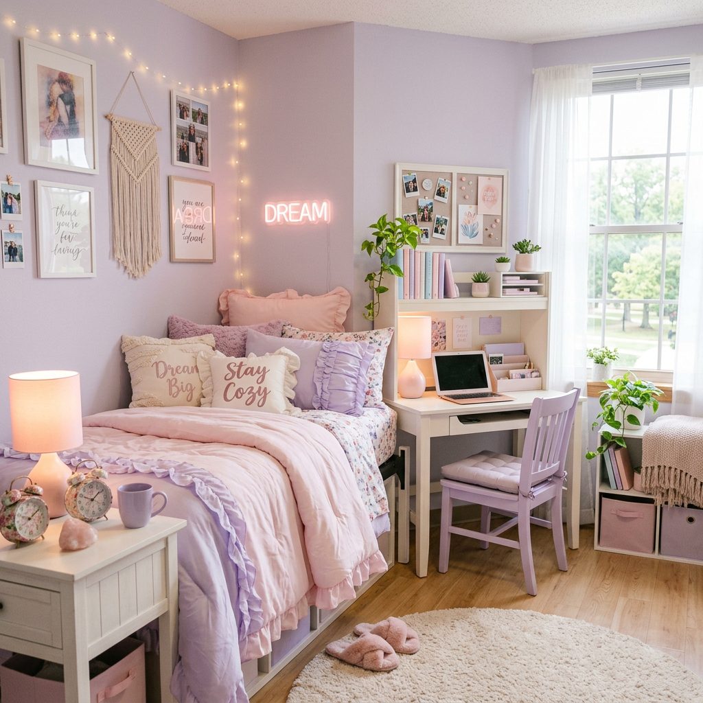 Soft Pastel Aesthetic Room