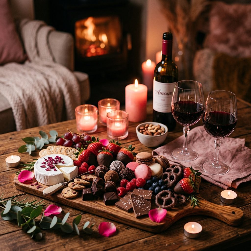 Romantic Movie Night Charcuterie Board Ideas