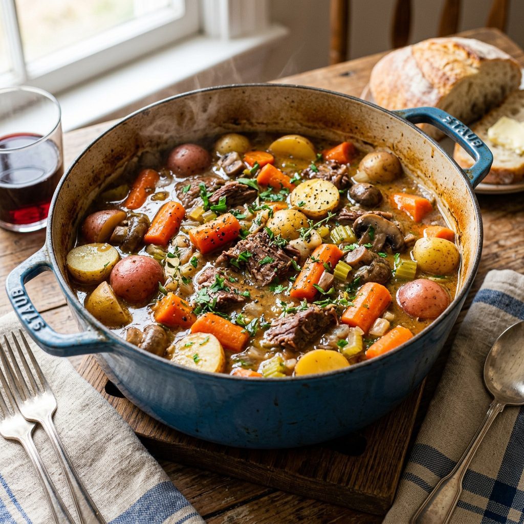 vegetable Loaded Crockpot Pot Roast