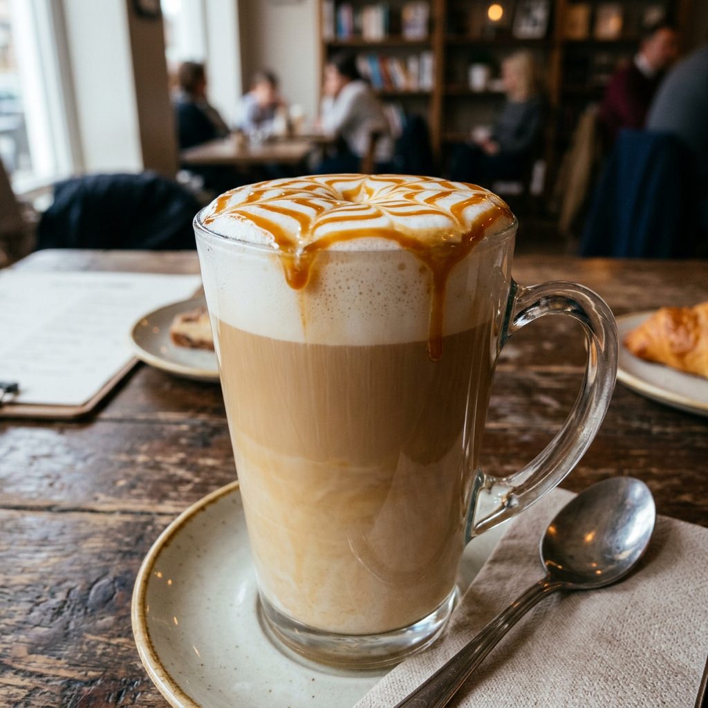 White Chocolate Caramel Latte