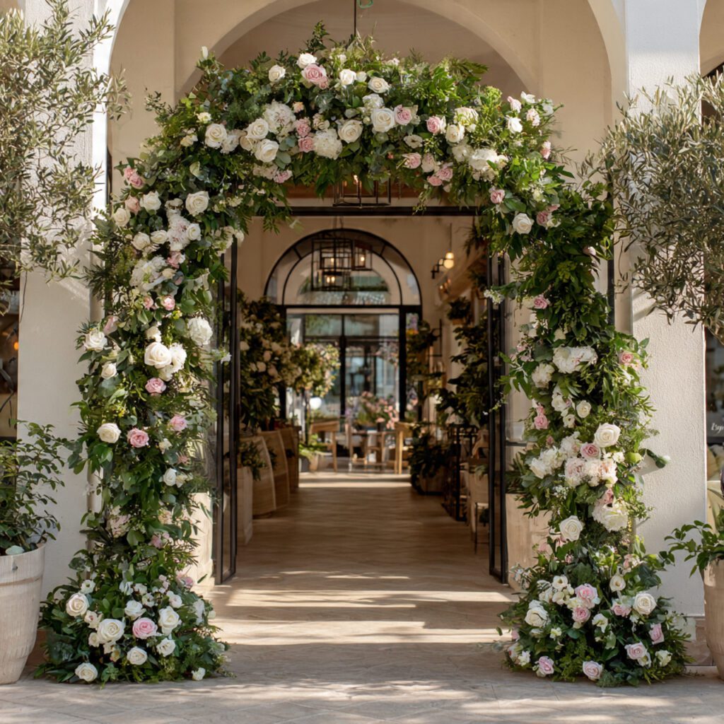 Floral Entrance Arch Decoration