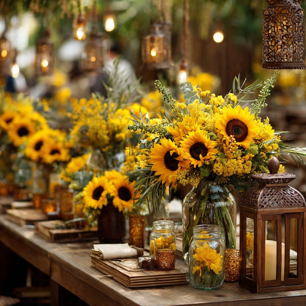 Sunflower Rustic Wedding Theme