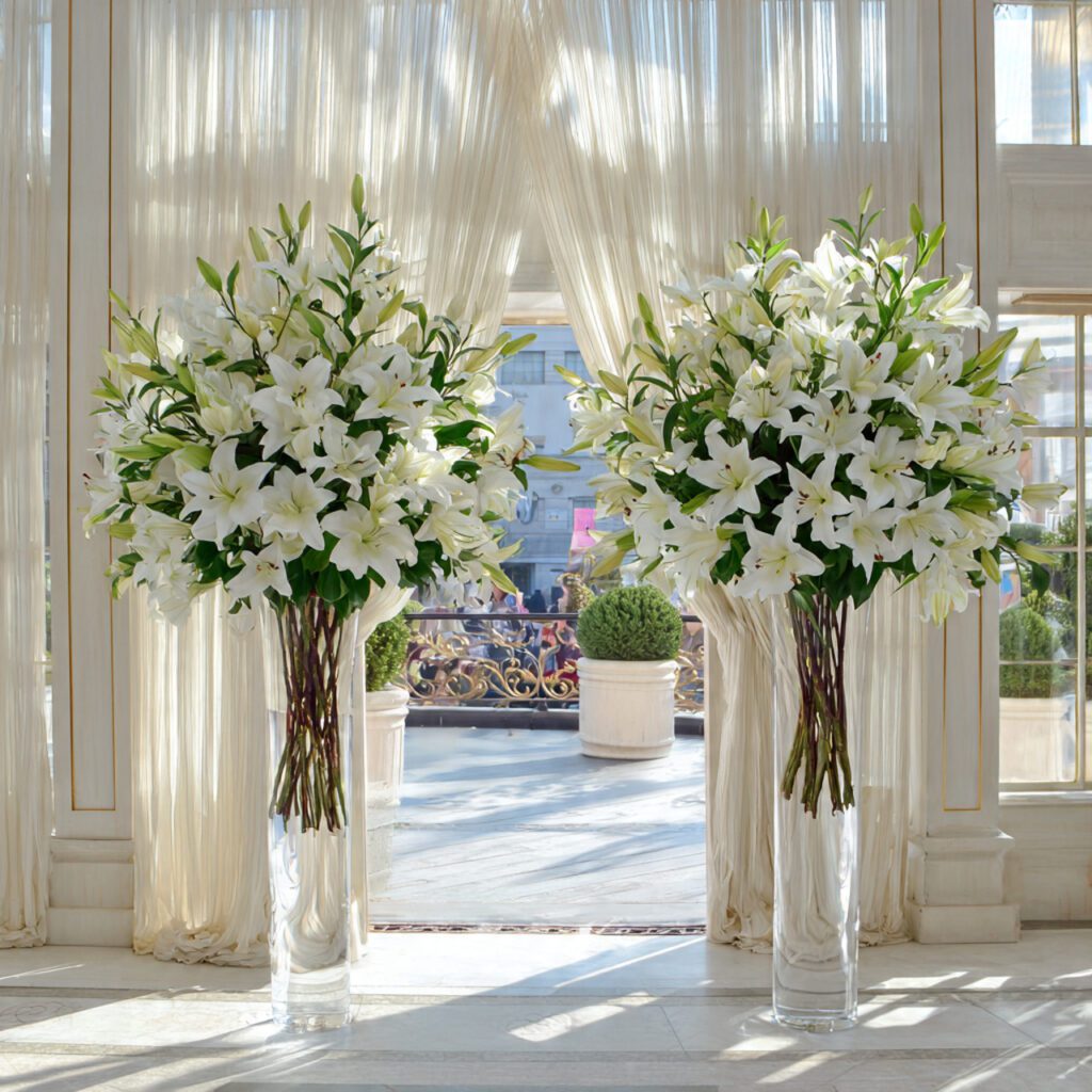 White Lily Floral Decor