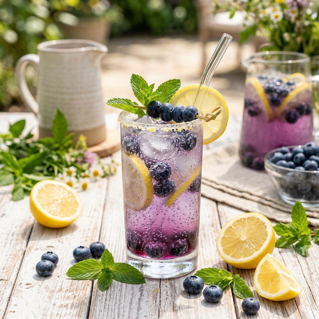 Blueberry Lemon Sparkler