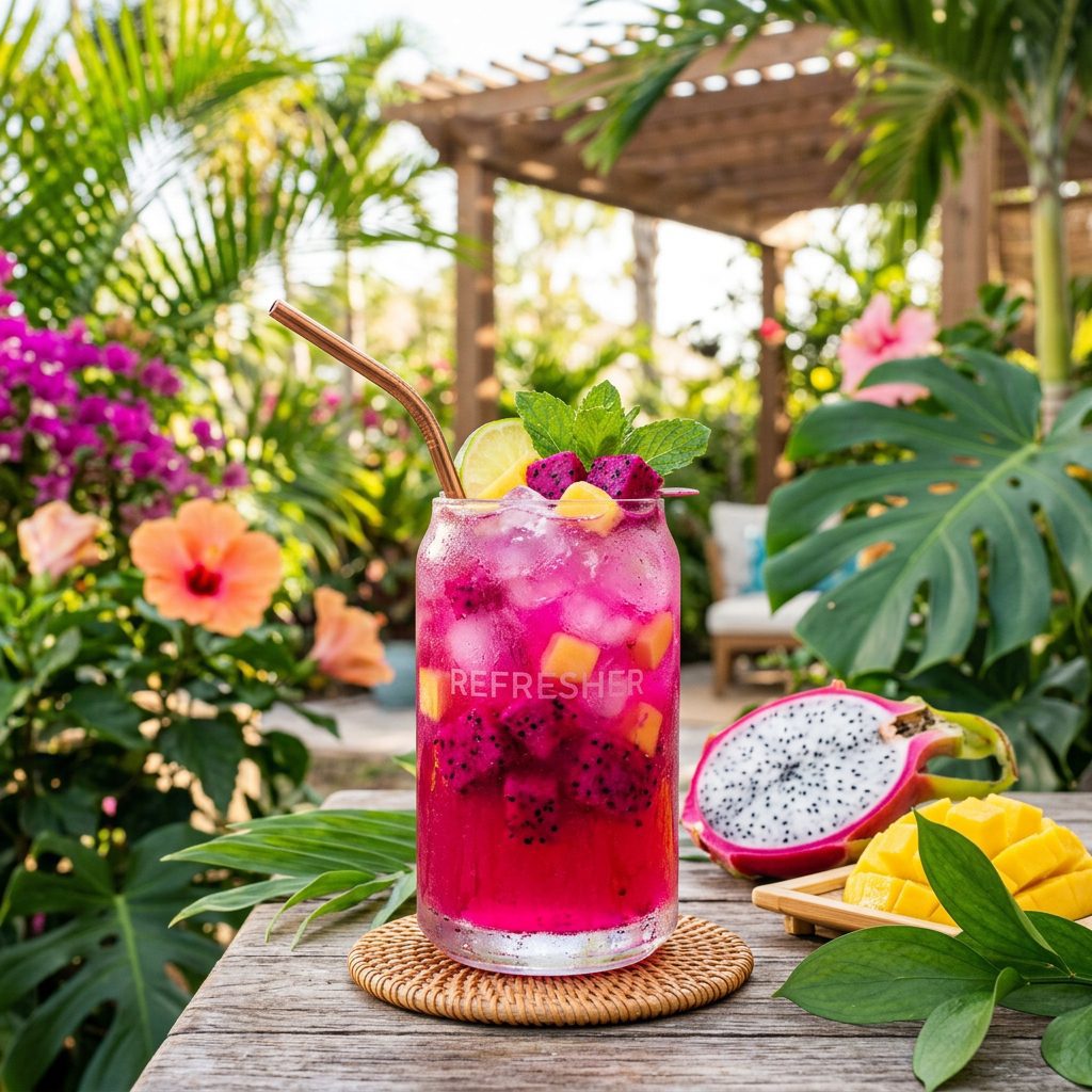 Mango Dragon fruit Refresher