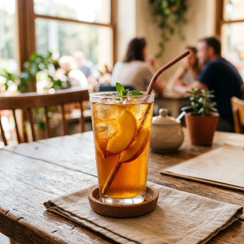 Peach Iced Tea Cooler