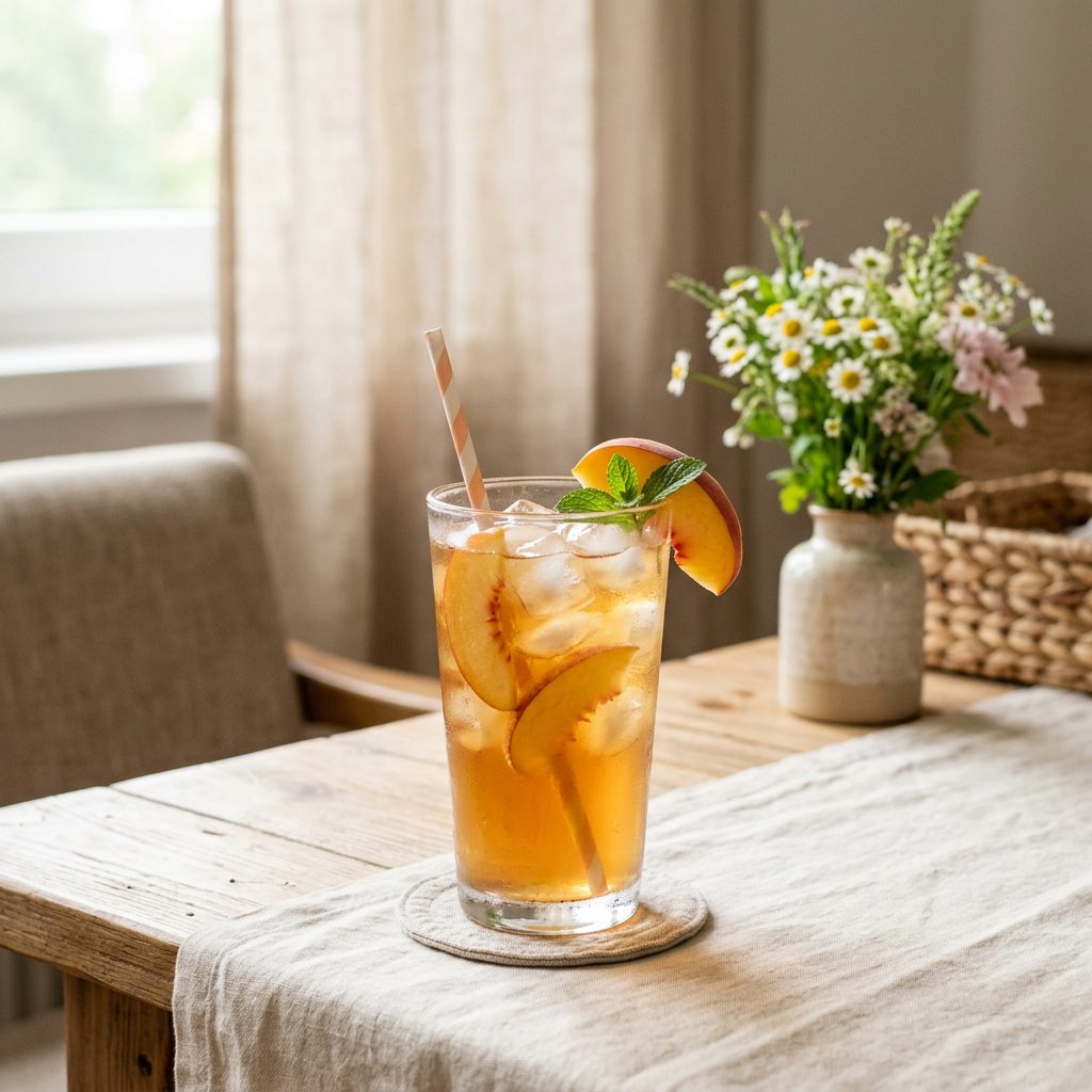 Peach Iced Tea Cooler