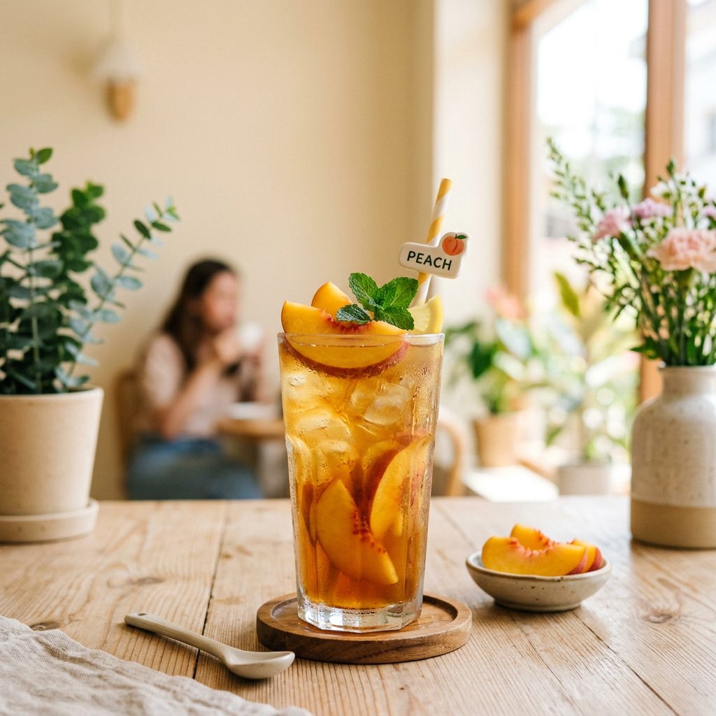 Peach Iced Tea Cooler
