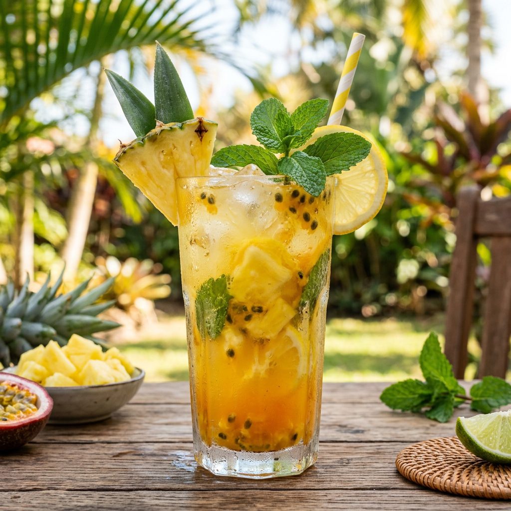 Pineapple Passionfruit Lemonade Refresher