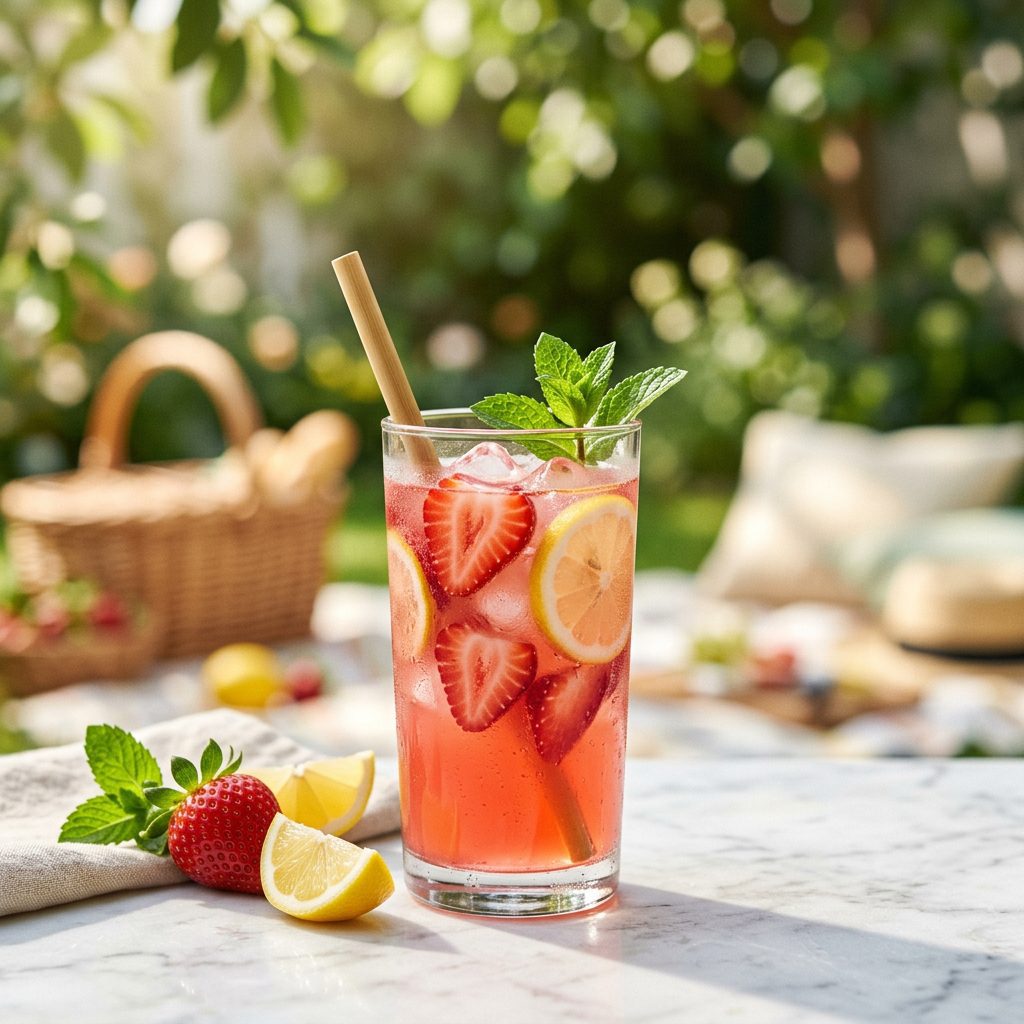 Strawberry Lemonade Cooler
