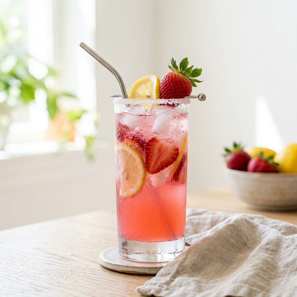 Strawberry Lemonade Cooler
