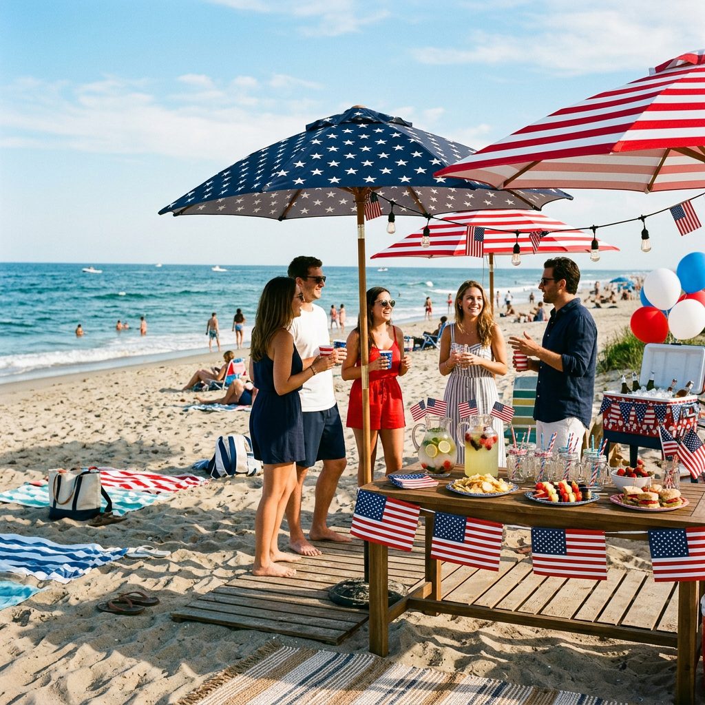 Beach-Themed Fourth of July Party
