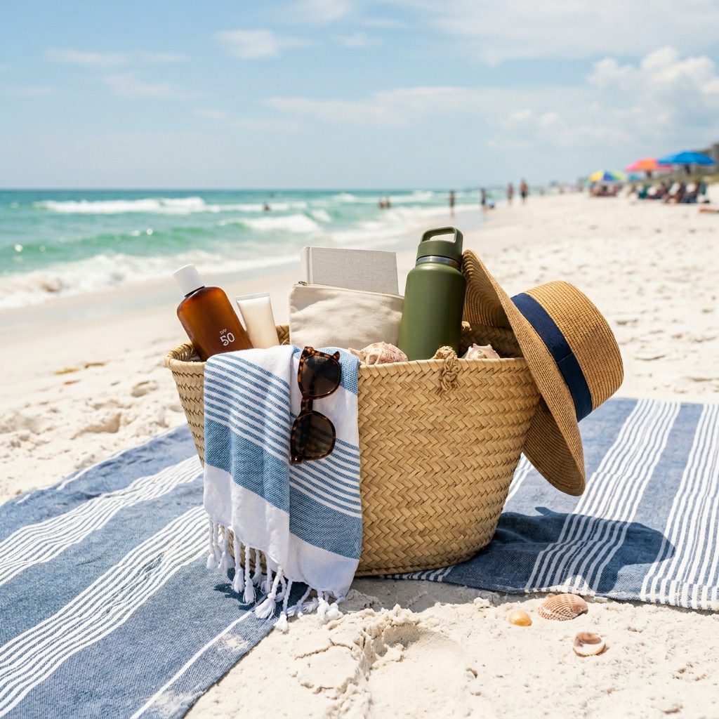 Beach Day Basket