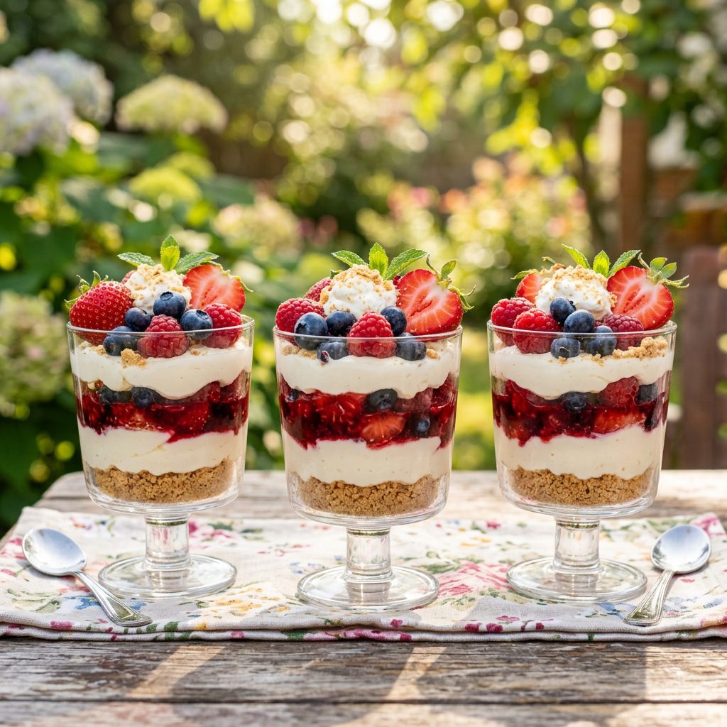 Berry Cheesecake Parfaits