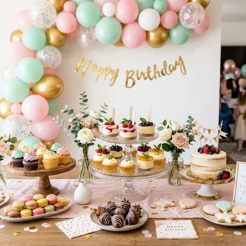 Perfect Birthday Dessert Table