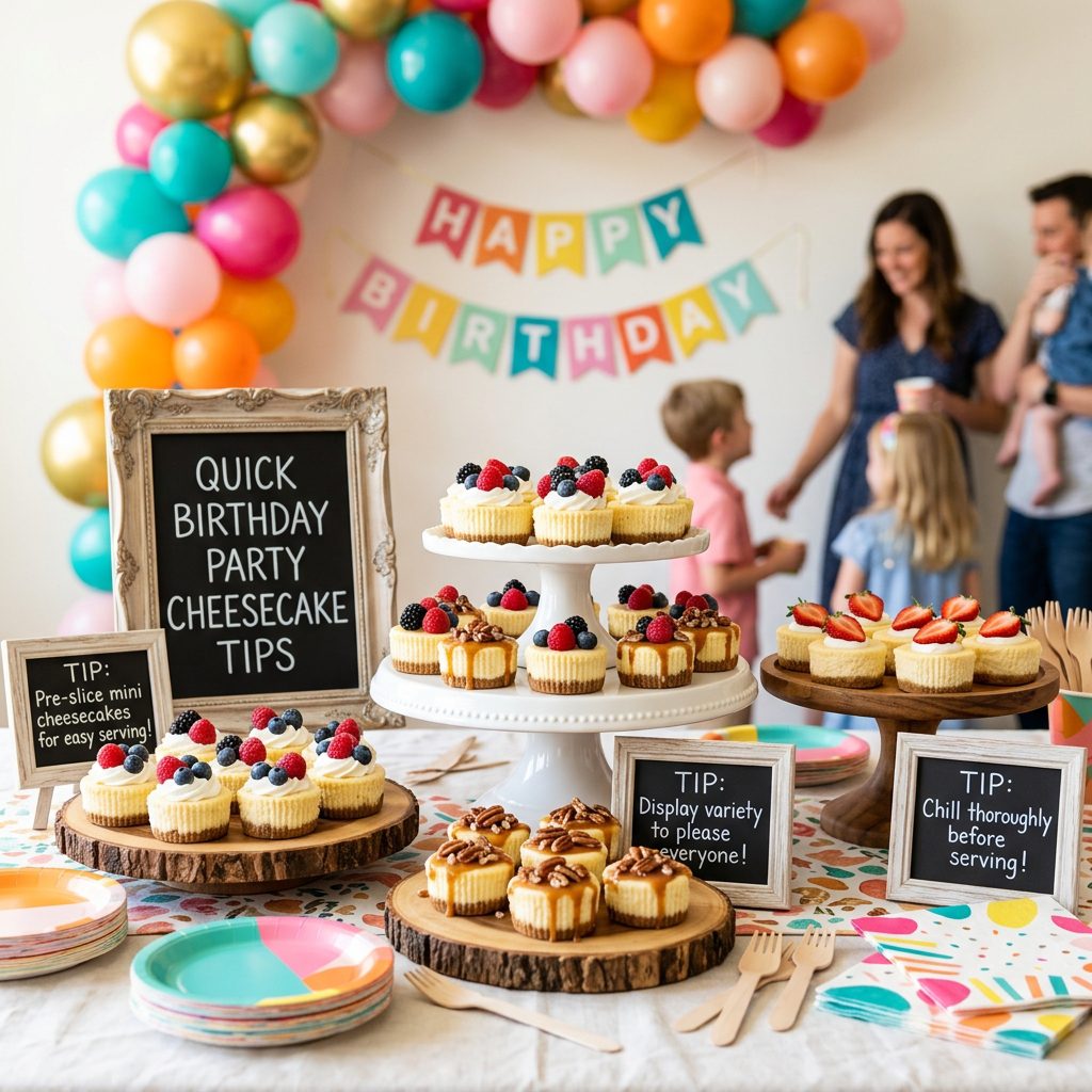 Quick Birthday Party Cheesecake Tips