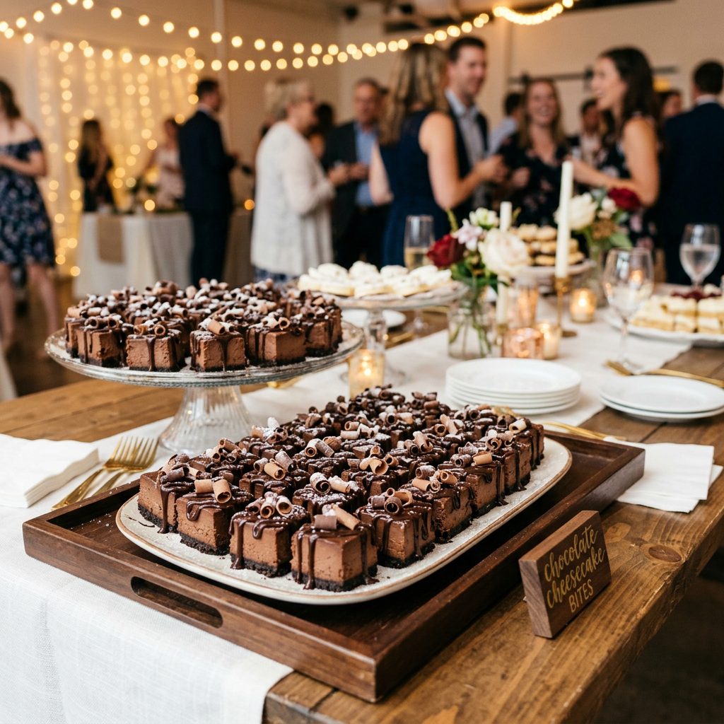 Chocolate Cheesecake Bites
