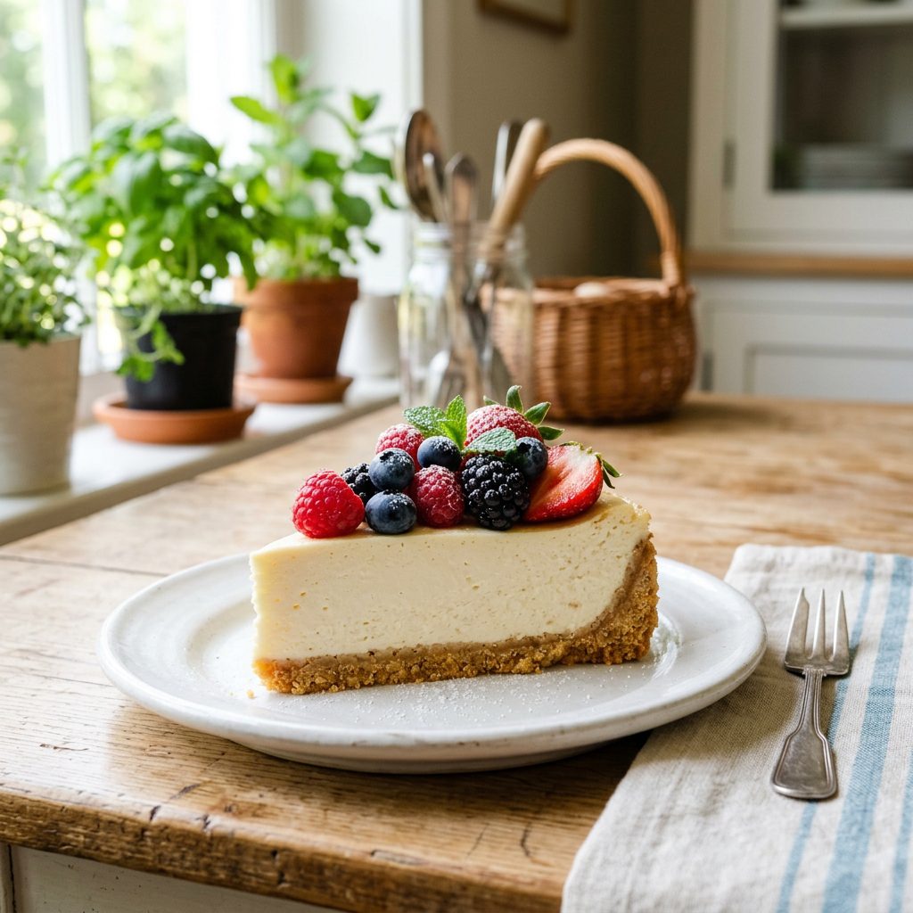 Classic No Bake Cheesecake