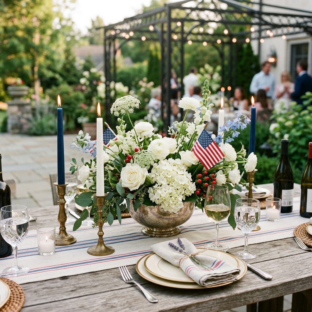 Elegant Patriotic Centerpieces