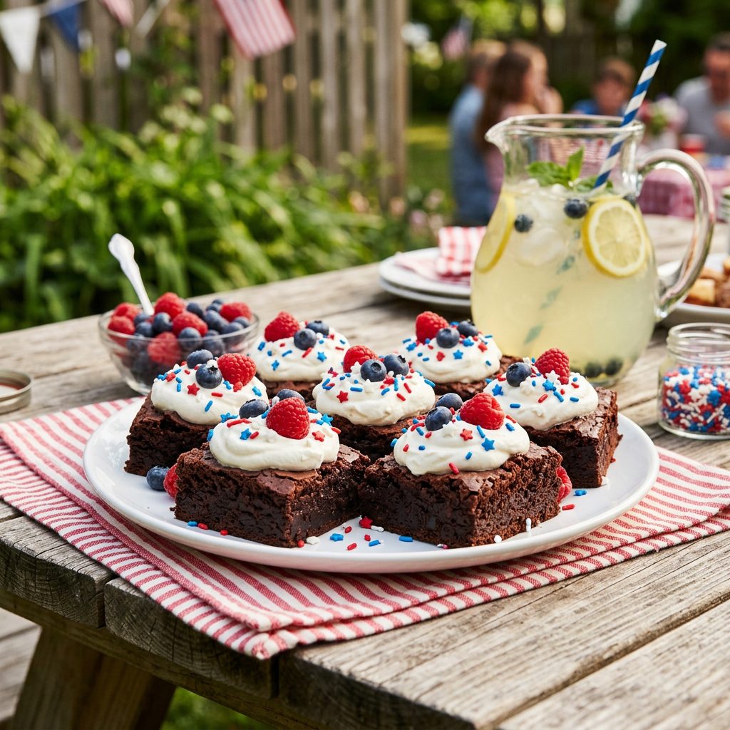 Firecracker Brownies