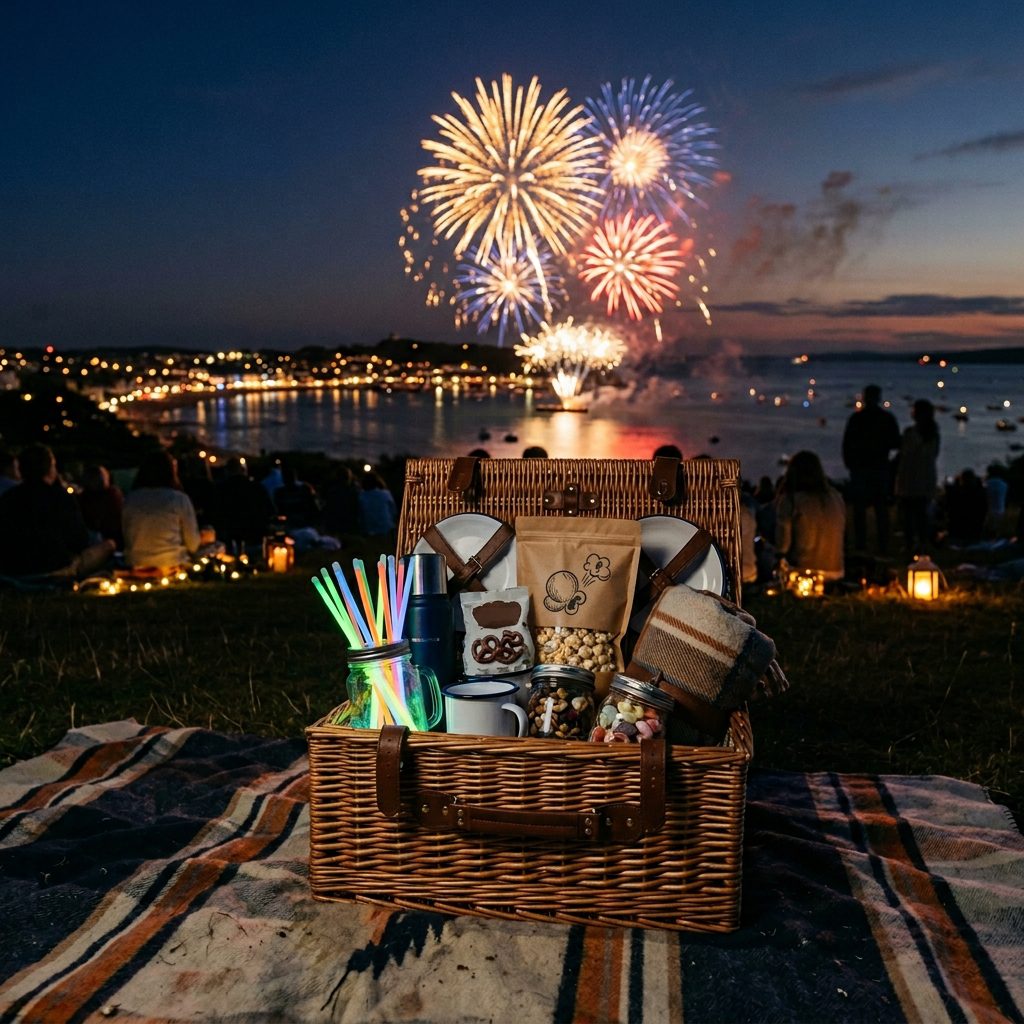 Fireworks Night Basket