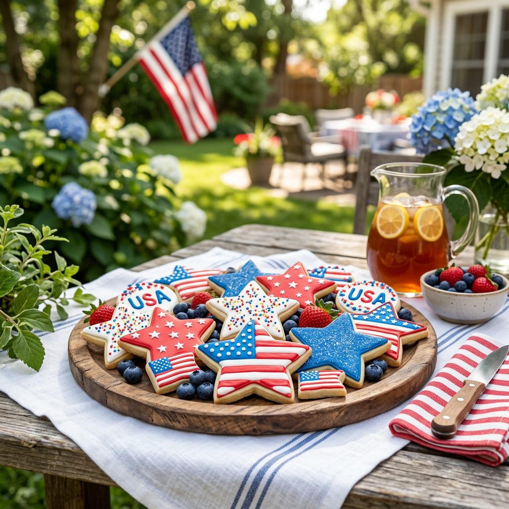 Fourth of July Cookie Platter