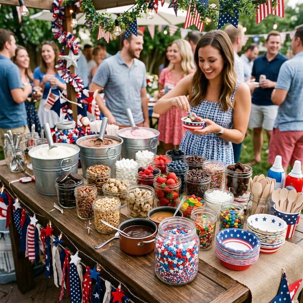 Ice Cream Sundae Bar Party