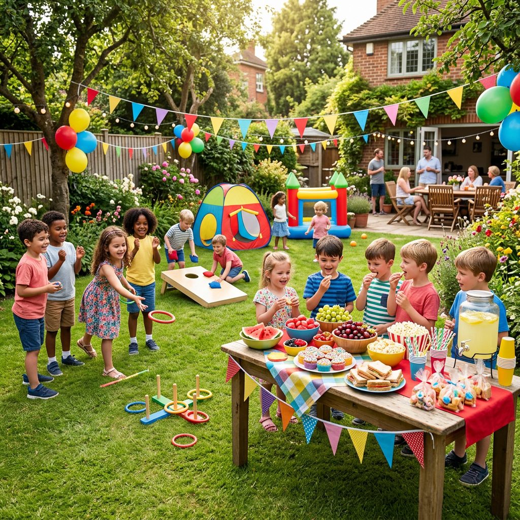  Kids-Friendly Backyard Party