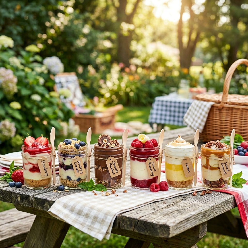 Mini Cheesecake Jars