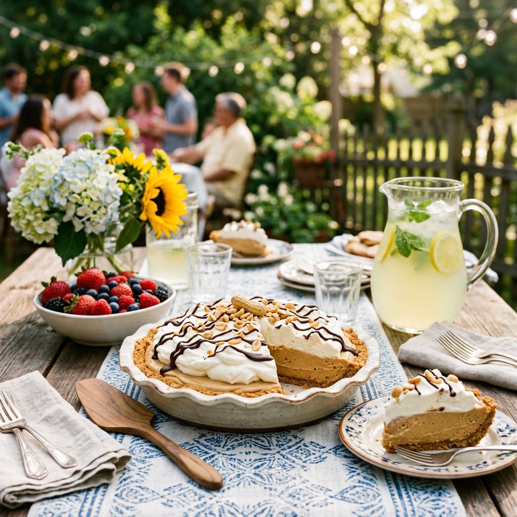 No-Bake Peanut Butter Pie