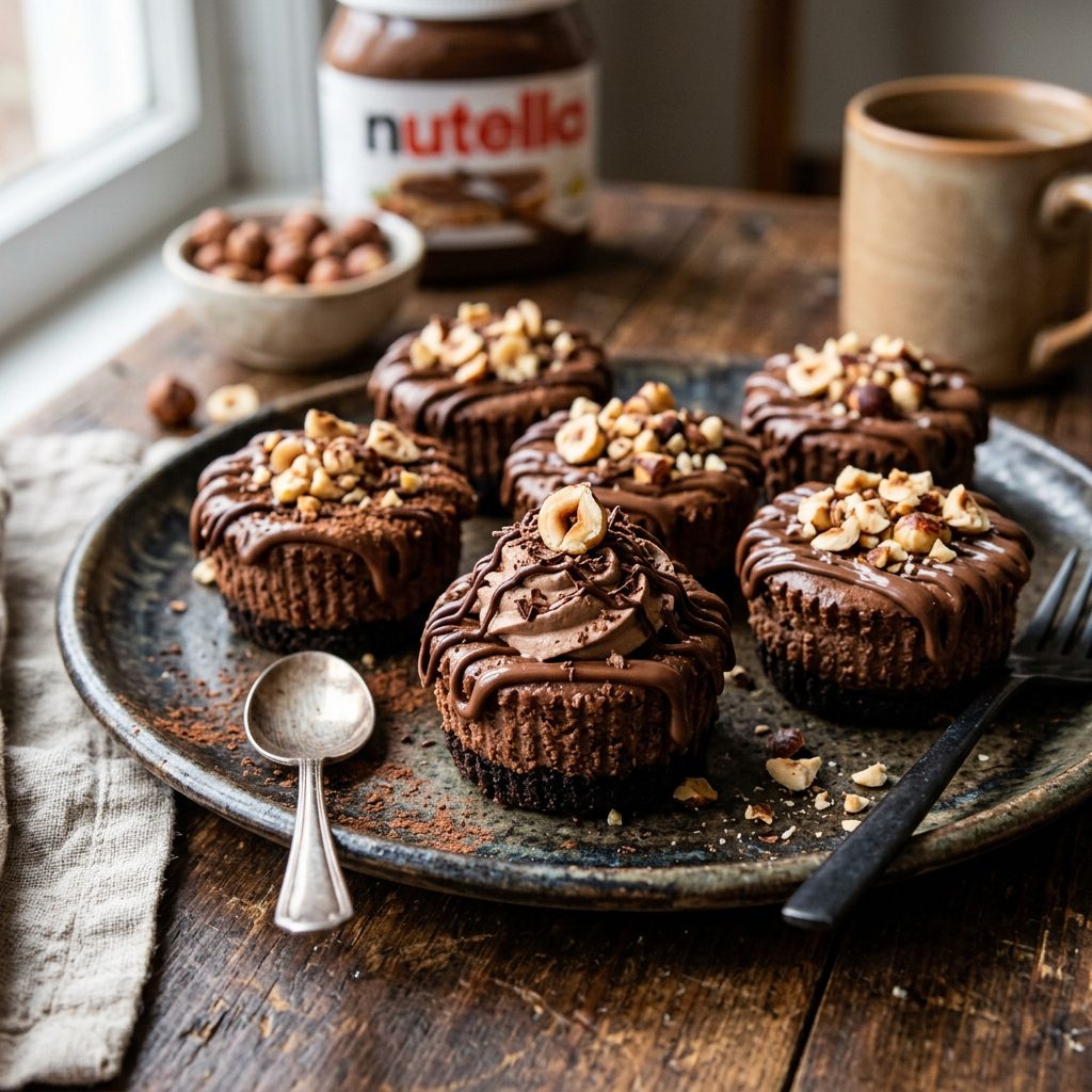 Nutella Cheesecake Bites