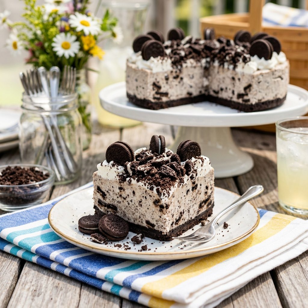 Oreo No Bake Cheesecake