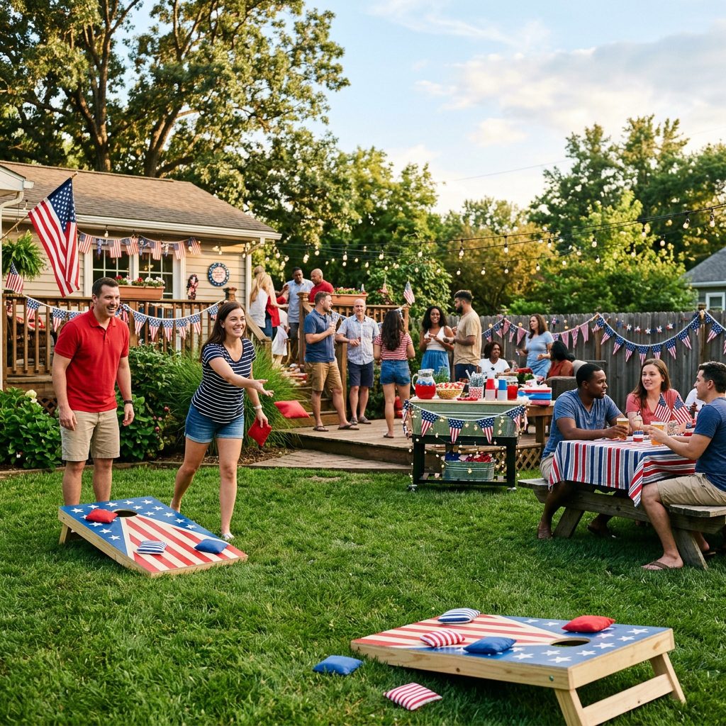 Patriotic Game Night Party