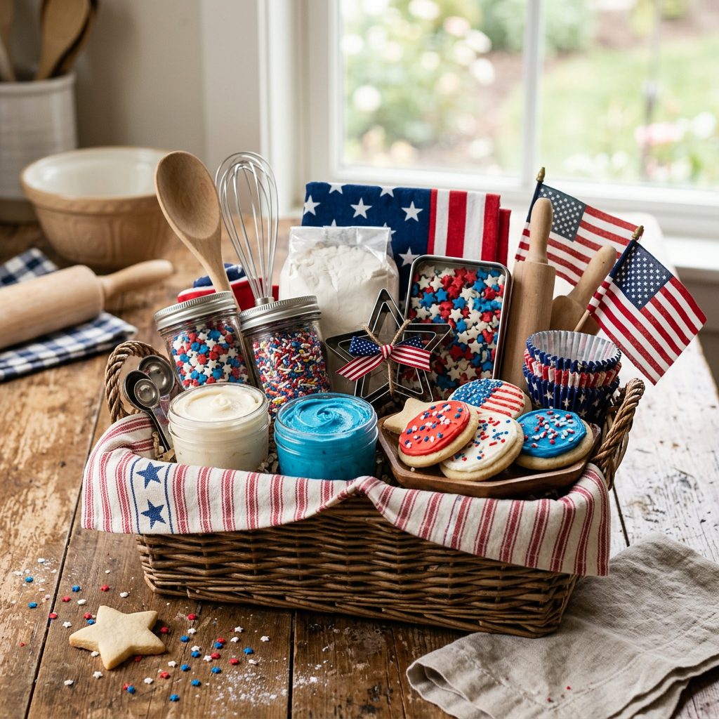 Patriotic Baking Basket