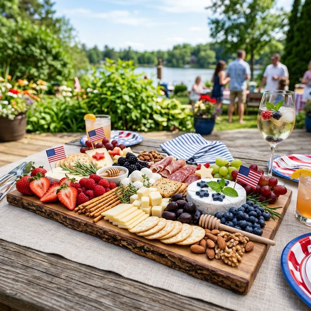 Patriotic Charcuterie Board