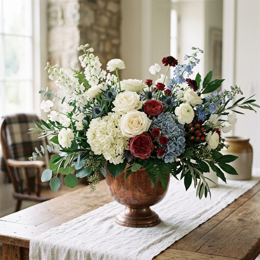 Patriotic Floral Arrangements