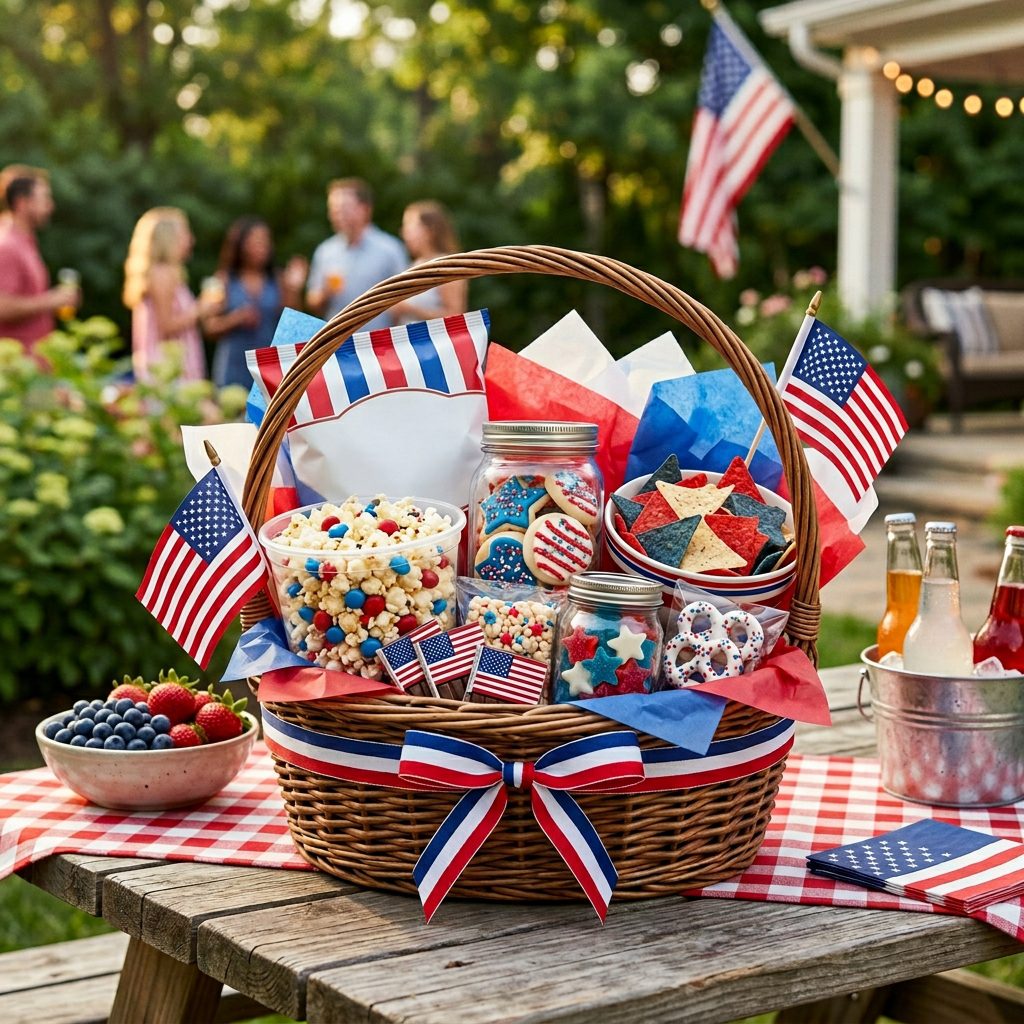Patriotic Snack Basket