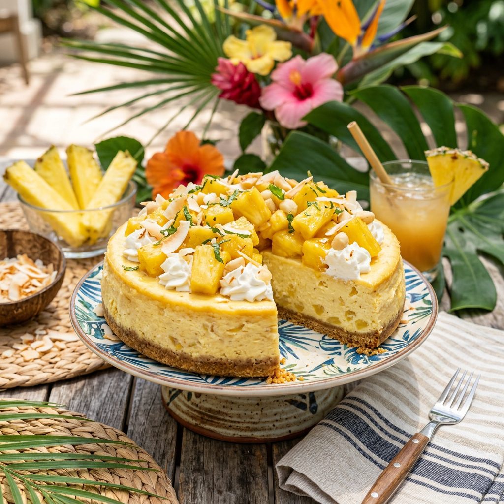 Pineapple Cheesecake
