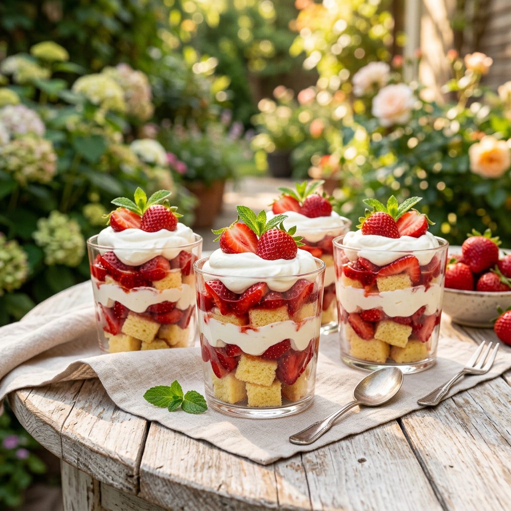 Strawberry Shortcake Cups