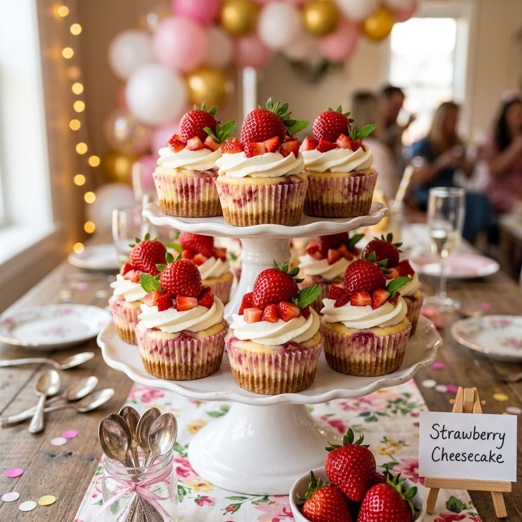 Strawberry Cheesecake Cupcakes