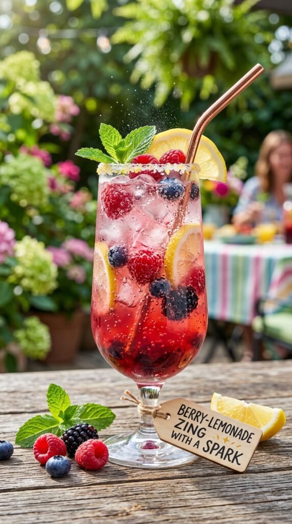 Berry-Lemonade Zing With a Spark