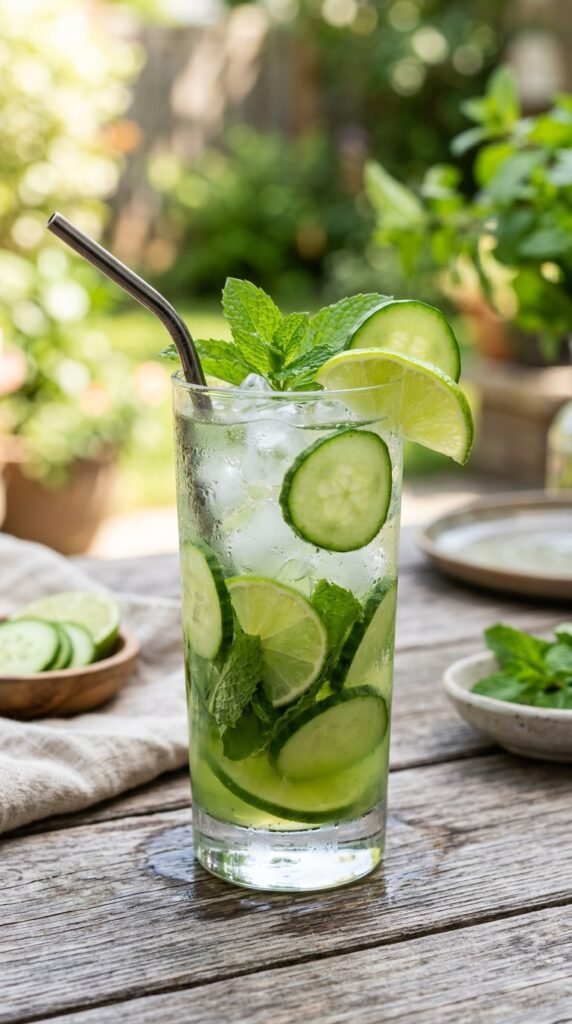 Cucumber Lime Iced Cooler