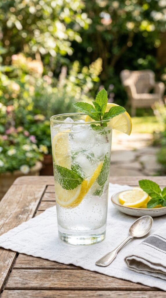 Lemon Mint Sparkling Water