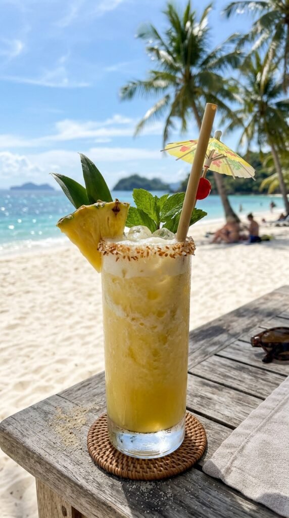 Skinny Pineapple Coconut Cooler