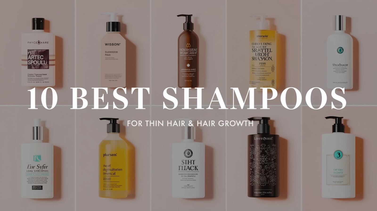 10 Best Shampoos for Thin Hair and Hair Growth