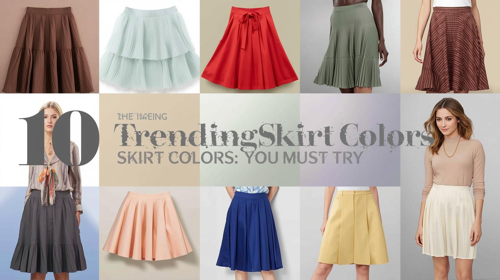 10 Trending Skirt Colors You Must Try